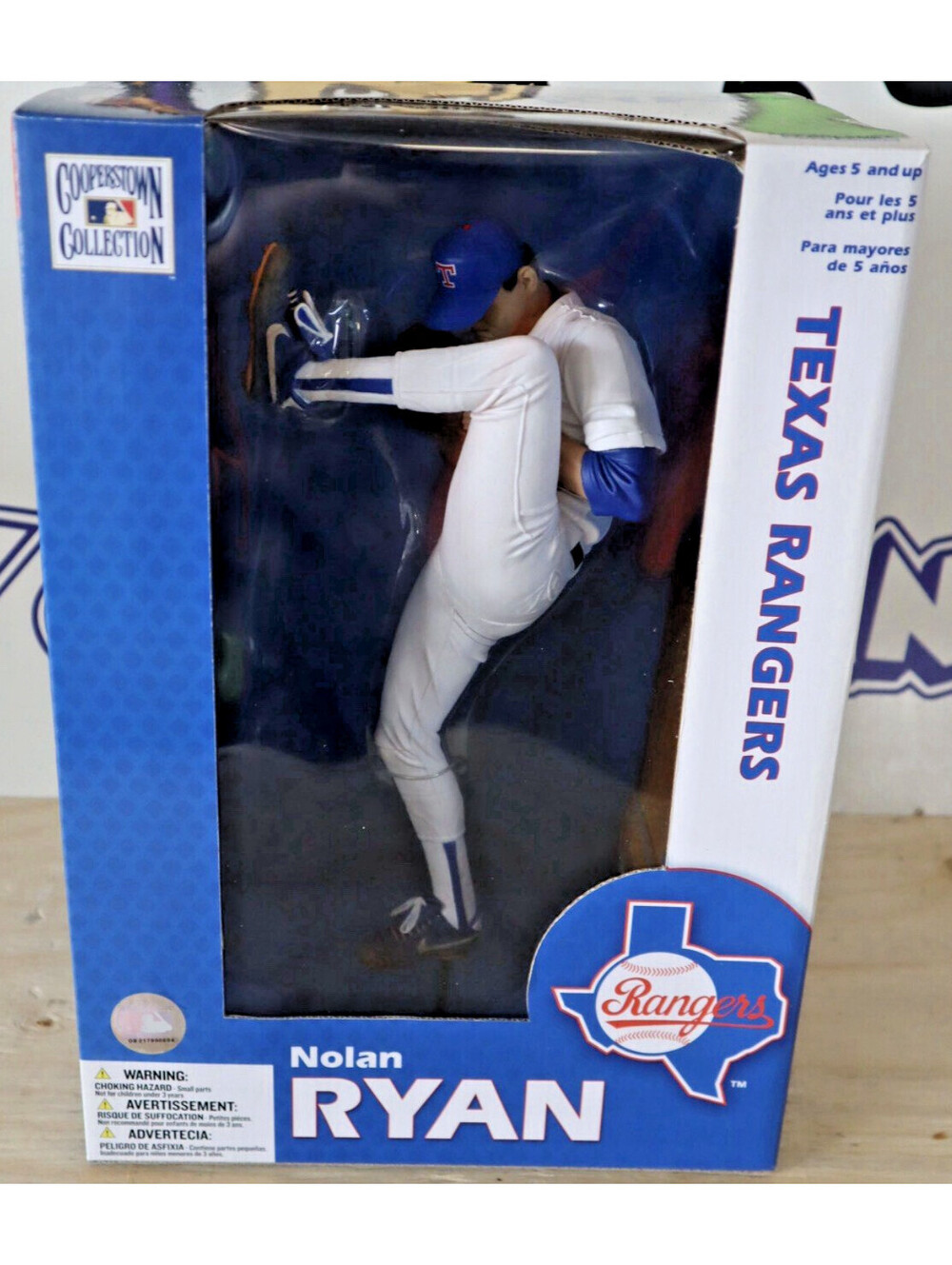 McFarlane Cooperstown Series 1 Nolan Ryan 12" Figure Texas Rangers MLB MISB
